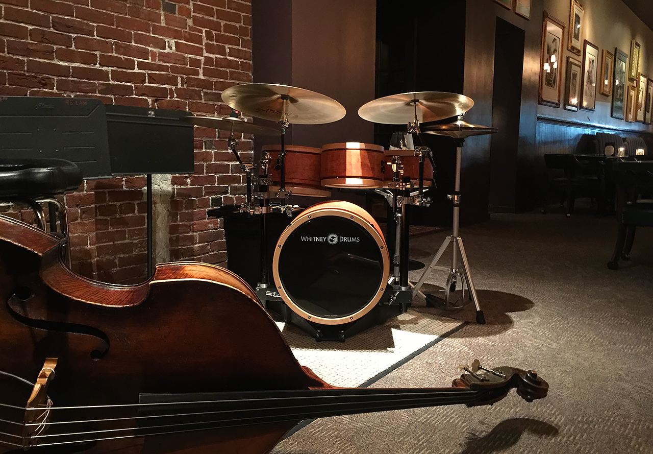 Whitney Drums at Jazz Gig